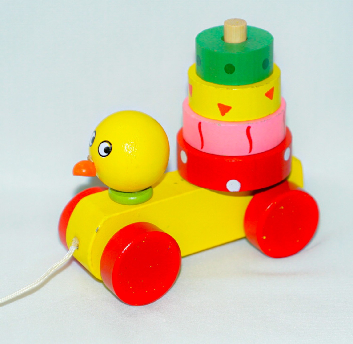 Channapatna Cute Wooden Pulling Toys