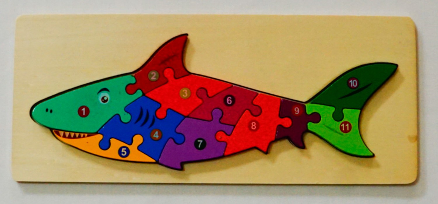 Wooden Fish Puzzle(L=12CM,B=30CM)