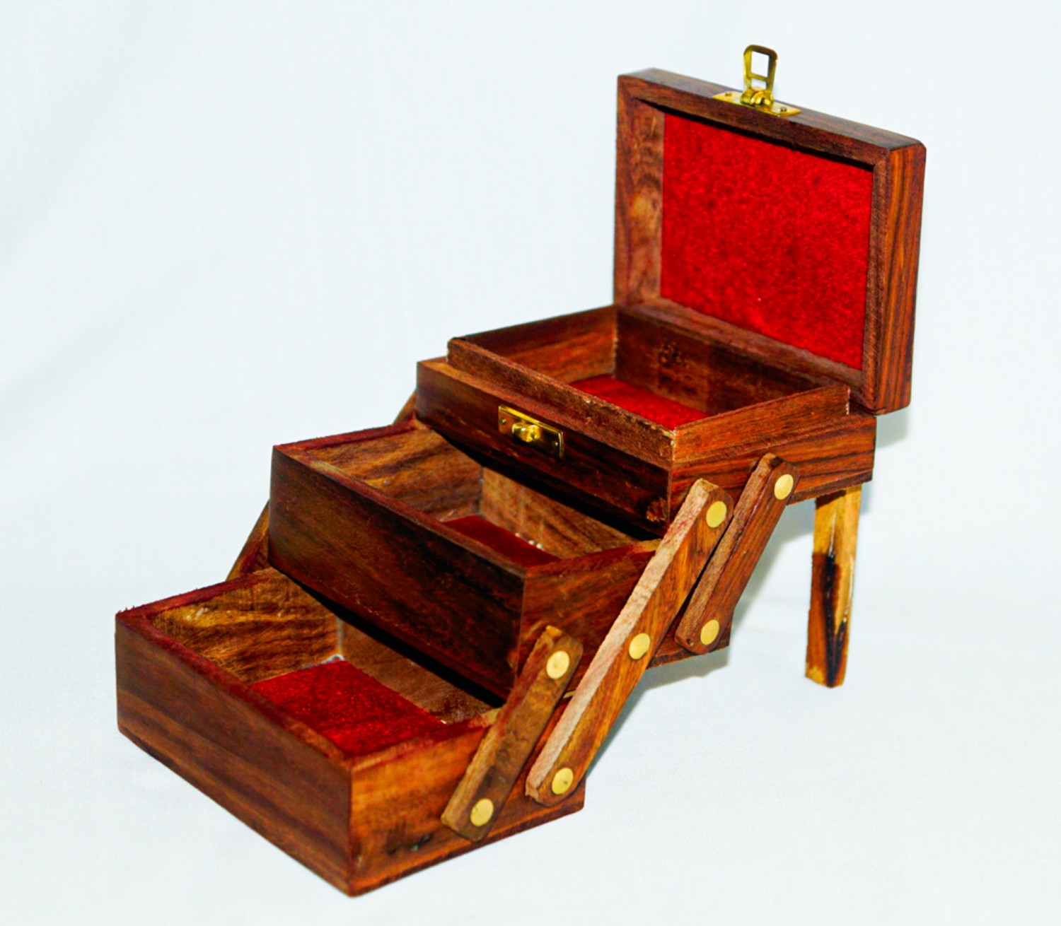 Teak Wood Jewel Box